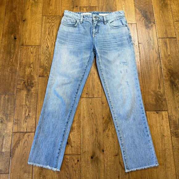Pilcro Denim - PILCRO & THE LETTERPRESS Women's Hyphen Mid-Rise Boyfriend Jeans Size 26